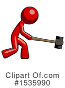 Red Design Mascot Clipart #1535990 by Leo Blanchette