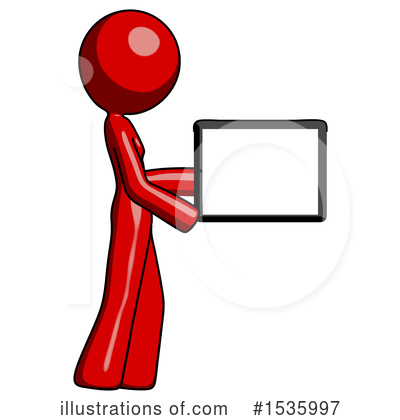 Royalty-Free (RF) Red Design Mascot Clipart Illustration by Leo Blanchette - Stock Sample #1535997