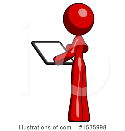 Royalty-Free (RF) Red Design Mascot Clipart Illustration by Leo Blanchette - Stock Sample #1535998