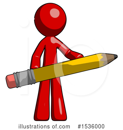 Royalty-Free (RF) Red Design Mascot Clipart Illustration by Leo Blanchette - Stock Sample #1536000