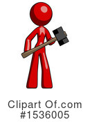 Red Design Mascot Clipart #1536005 by Leo Blanchette