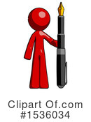 Red Design Mascot Clipart #1536034 by Leo Blanchette