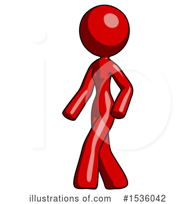 Royalty-Free (RF) Red Design Mascot Clipart Illustration by Leo Blanchette - Stock Sample #1536042