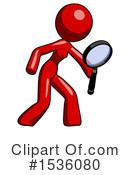 Red Design Mascot Clipart #1536080 by Leo Blanchette