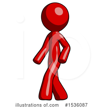 Royalty-Free (RF) Red Design Mascot Clipart Illustration by Leo Blanchette - Stock Sample #1536087