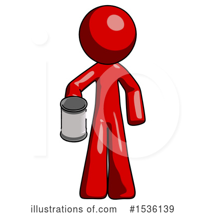 Royalty-Free (RF) Red Design Mascot Clipart Illustration by Leo Blanchette - Stock Sample #1536139