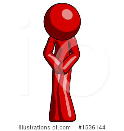 Royalty-Free (RF) Red Design Mascot Clipart Illustration by Leo Blanchette - Stock Sample #1536144