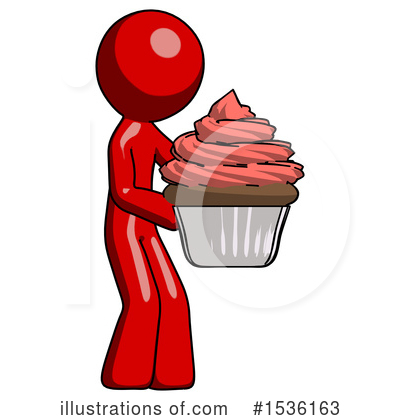 Royalty-Free (RF) Red Design Mascot Clipart Illustration by Leo Blanchette - Stock Sample #1536163