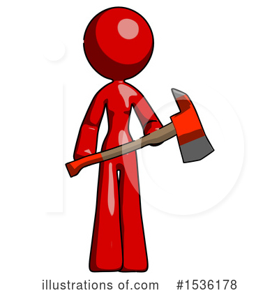 Royalty-Free (RF) Red Design Mascot Clipart Illustration by Leo Blanchette - Stock Sample #1536178
