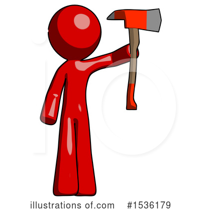 Royalty-Free (RF) Red Design Mascot Clipart Illustration by Leo Blanchette - Stock Sample #1536179