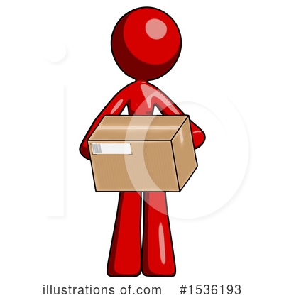 Royalty-Free (RF) Red Design Mascot Clipart Illustration by Leo Blanchette - Stock Sample #1536193
