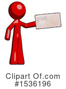 Red Design Mascot Clipart #1536196 by Leo Blanchette