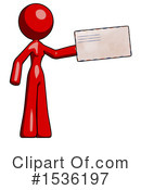 Red Design Mascot Clipart #1536197 by Leo Blanchette