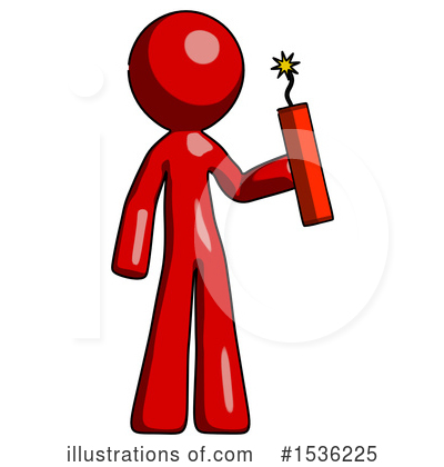 Royalty-Free (RF) Red Design Mascot Clipart Illustration by Leo Blanchette - Stock Sample #1536225