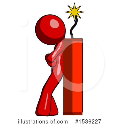 Royalty-Free (RF) Red Design Mascot Clipart Illustration by Leo Blanchette - Stock Sample #1536227