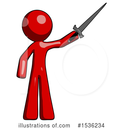 Royalty-Free (RF) Red Design Mascot Clipart Illustration by Leo Blanchette - Stock Sample #1536234