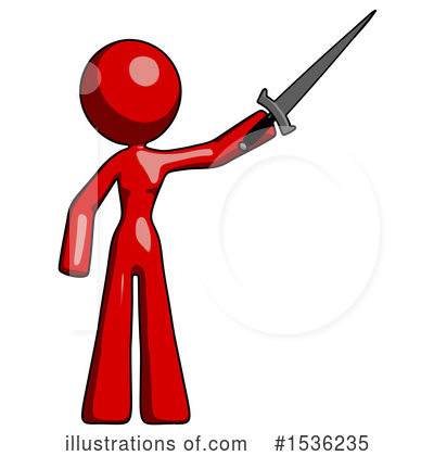 Royalty-Free (RF) Red Design Mascot Clipart Illustration by Leo Blanchette - Stock Sample #1536235