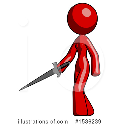 Royalty-Free (RF) Red Design Mascot Clipart Illustration by Leo Blanchette - Stock Sample #1536239