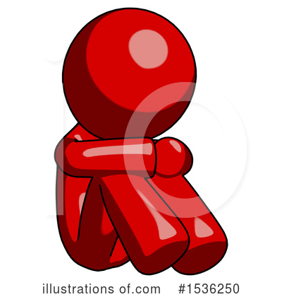 Royalty-Free (RF) Red Design Mascot Clipart Illustration by Leo Blanchette - Stock Sample #1536250