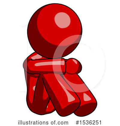 Royalty-Free (RF) Red Design Mascot Clipart Illustration by Leo Blanchette - Stock Sample #1536251