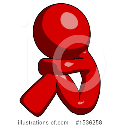 Royalty-Free (RF) Red Design Mascot Clipart Illustration by Leo Blanchette - Stock Sample #1536258