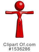 Red Design Mascot Clipart #1536286 by Leo Blanchette