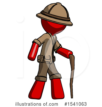 Royalty-Free (RF) Red Design Mascot Clipart Illustration by Leo Blanchette - Stock Sample #1541063
