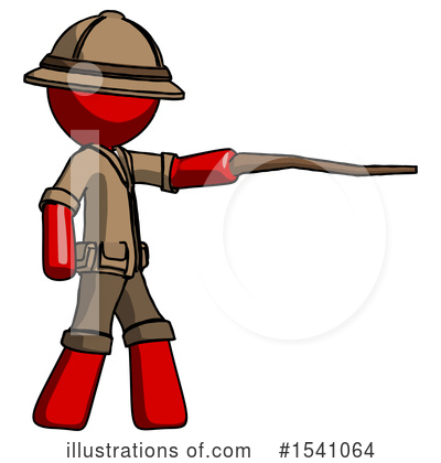 Royalty-Free (RF) Red Design Mascot Clipart Illustration by Leo Blanchette - Stock Sample #1541064