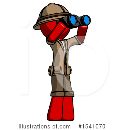 Royalty-Free (RF) Red Design Mascot Clipart Illustration by Leo Blanchette - Stock Sample #1541070