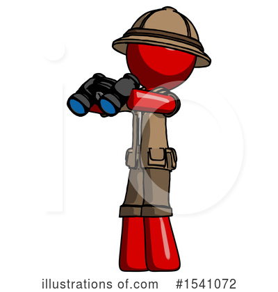 Royalty-Free (RF) Red Design Mascot Clipart Illustration by Leo Blanchette - Stock Sample #1541072