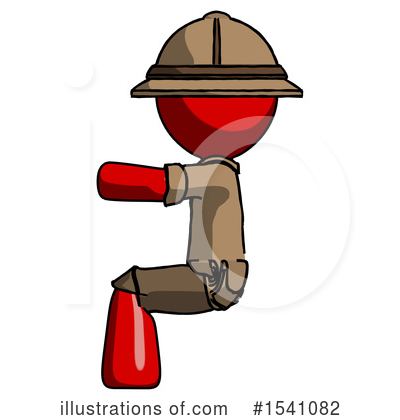 Royalty-Free (RF) Red Design Mascot Clipart Illustration by Leo Blanchette - Stock Sample #1541082