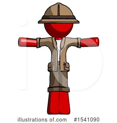 Royalty-Free (RF) Red Design Mascot Clipart Illustration by Leo Blanchette - Stock Sample #1541090