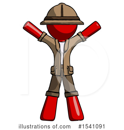 Royalty-Free (RF) Red Design Mascot Clipart Illustration by Leo Blanchette - Stock Sample #1541091