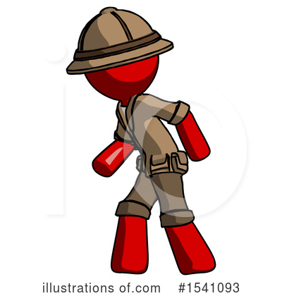 Royalty-Free (RF) Red Design Mascot Clipart Illustration by Leo Blanchette - Stock Sample #1541093