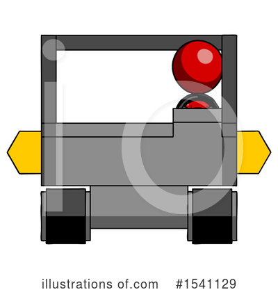 Royalty-Free (RF) Red Design Mascot Clipart Illustration by Leo Blanchette - Stock Sample #1541129