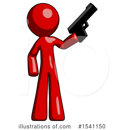 Royalty-Free (RF) Red Design Mascot Clipart Illustration by Leo Blanchette - Stock Sample #1541150