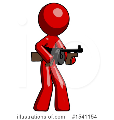 Royalty-Free (RF) Red Design Mascot Clipart Illustration by Leo Blanchette - Stock Sample #1541154