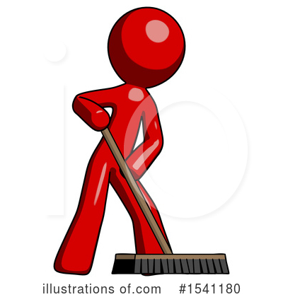 Royalty-Free (RF) Red Design Mascot Clipart Illustration by Leo Blanchette - Stock Sample #1541180
