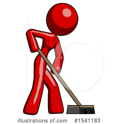 Royalty-Free (RF) Red Design Mascot Clipart Illustration by Leo Blanchette - Stock Sample #1541183