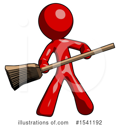 Royalty-Free (RF) Red Design Mascot Clipart Illustration by Leo Blanchette - Stock Sample #1541192