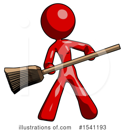 Royalty-Free (RF) Red Design Mascot Clipart Illustration by Leo Blanchette - Stock Sample #1541193