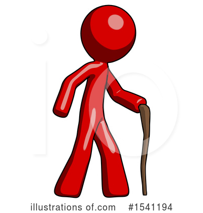 Royalty-Free (RF) Red Design Mascot Clipart Illustration by Leo Blanchette - Stock Sample #1541194