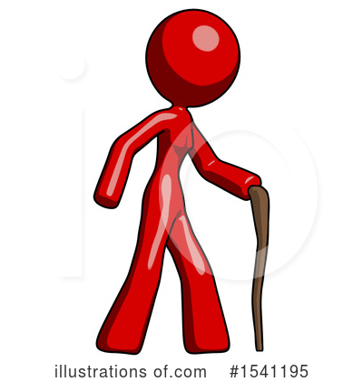 Royalty-Free (RF) Red Design Mascot Clipart Illustration by Leo Blanchette - Stock Sample #1541195