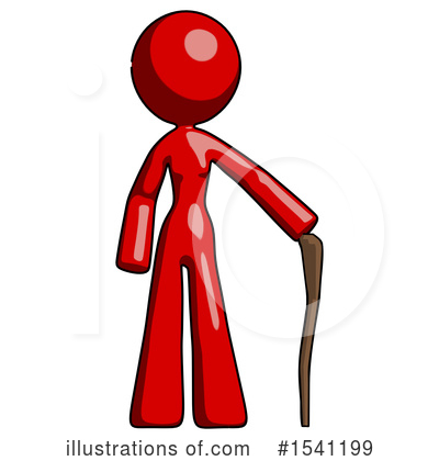 Royalty-Free (RF) Red Design Mascot Clipart Illustration by Leo Blanchette - Stock Sample #1541199