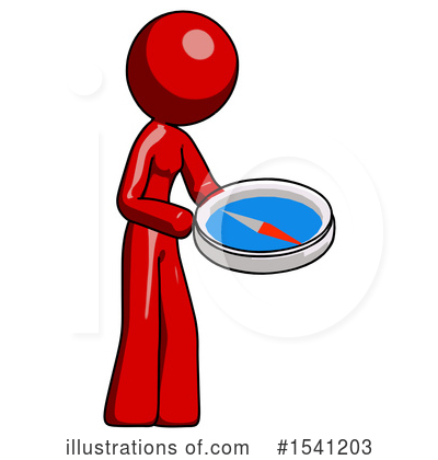 Royalty-Free (RF) Red Design Mascot Clipart Illustration by Leo Blanchette - Stock Sample #1541203