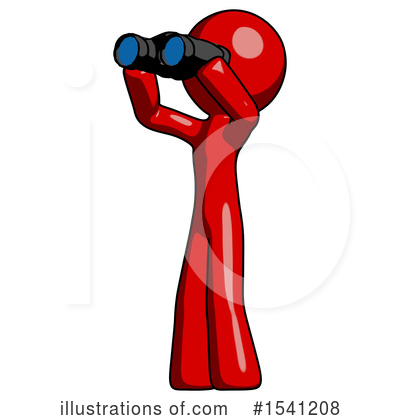 Royalty-Free (RF) Red Design Mascot Clipart Illustration by Leo Blanchette - Stock Sample #1541208