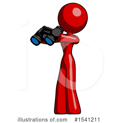 Royalty-Free (RF) Red Design Mascot Clipart Illustration by Leo Blanchette - Stock Sample #1541211