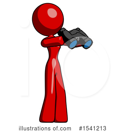 Royalty-Free (RF) Red Design Mascot Clipart Illustration by Leo Blanchette - Stock Sample #1541213