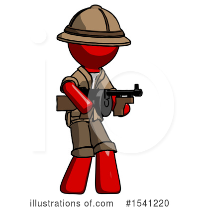 Royalty-Free (RF) Red Design Mascot Clipart Illustration by Leo Blanchette - Stock Sample #1541220
