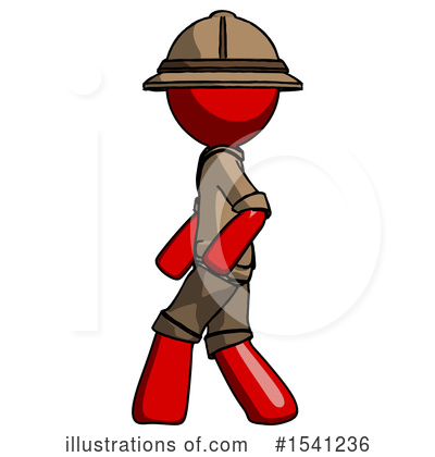 Royalty-Free (RF) Red Design Mascot Clipart Illustration by Leo Blanchette - Stock Sample #1541236